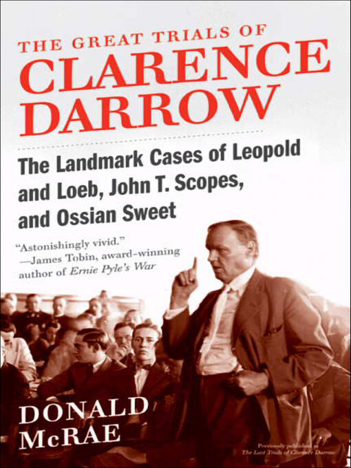 Title details for The Great Trials of Clarence Darrow by Donald McRae - Wait list